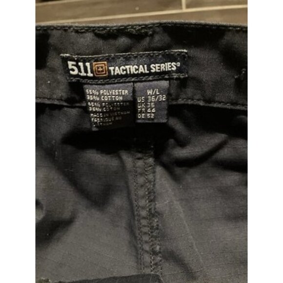 Men’s 5.11 Tactical Series Pants Size 36x32 Navy Blue - Picture 3 of 4